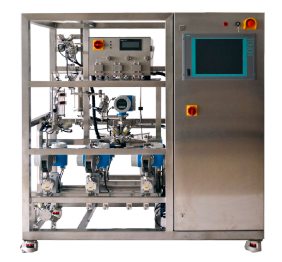 Automated Buffer-Mixing Chromatography System